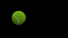 Tennis Ball Transition, clip on transparent alpha channel backgrounds for easy drag and drop.
