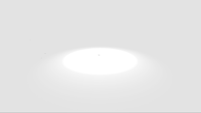 QUANTUM TECHNOLOGY 3D cinematic title   graphic effect  design animation. 4K 3D isolated seamless loop Quantum Technology green text  effect element on white bakcground.