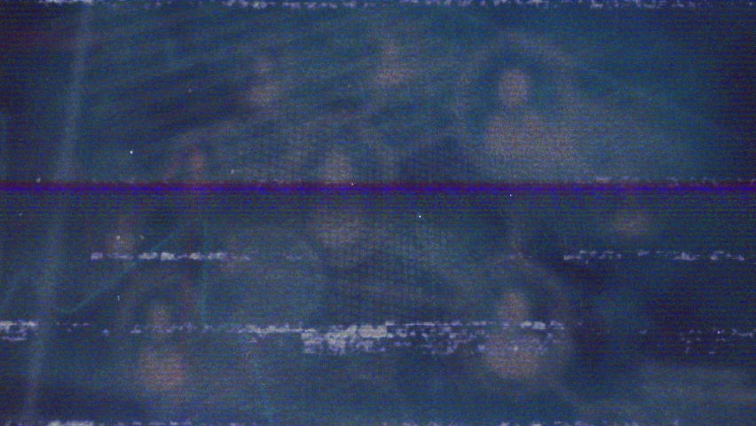 Animation of vhs glitch effect over network of digital icons and data processing on blue background. Global networking and business technology concept - Powered by Shutterstock - Get 15% off with code: PIKWIZARD15