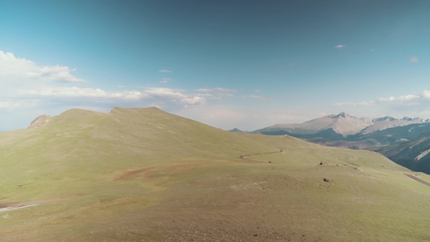 Green Tundra Landscape in Rocky Mountain National Park