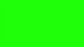 Green screen video animation of an emoji sticker alien with comic style , remove the green background using the video editing software you use