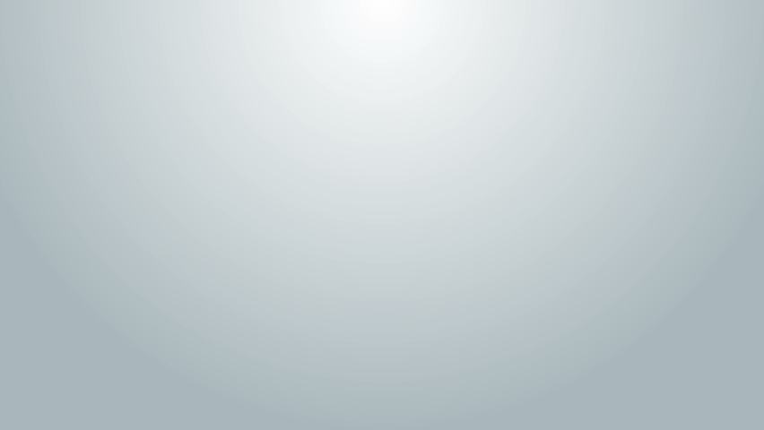 Blue line Moon icon isolated on grey background. 4K Video motion graphic animation.