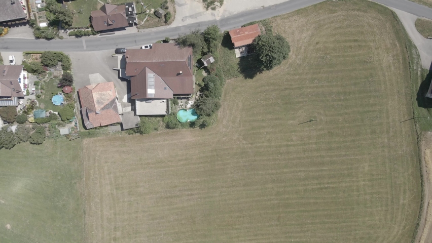 aerial view of Emmental, Switzerland