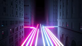 Colorful Information Ai 3d Digital Rays City Concept Illuminated By Data Signals Big Data Machine Learning Metaverse Concept Cloud Computing Minimalist Financial District - Powered by Shutterstock - Get 15% off with code: PIKWIZARD15