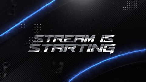 Twitch Stream Overlay Twitch Starting Screen Stock Footage Video (100% ...