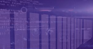 Animation of data processing over qr code. Global business and digital interface concept digitally generated video. - Powered by Shutterstock - Get 15% off with code: PIKWIZARD15
