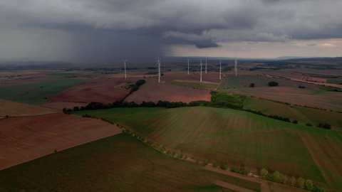 Drone Flight High Altitude Over Large Stock Footage Video (100% Royalty