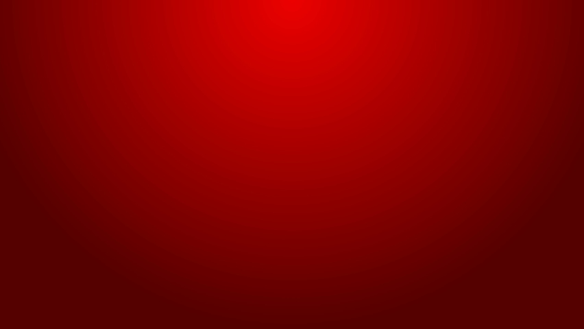 Green line Hand holding playing cards icon isolated on red background. Casino game design. 4K Video motion graphic animation.