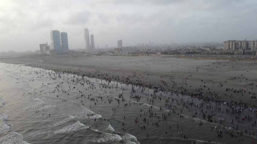 Clifton Beach, also known as Sea View, is a beach in Karachi, Sindh, Pakistan and is located on the Arabian Sea.