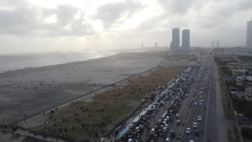 Clifton Beach, also known as Sea View, is a beach in Karachi, Sindh, Pakistan and is located on the Arabian Sea.
