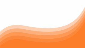 Animated orange spot background. Looped video. Decorative wave gradually changes shape. Flat  illustration isolated on a white background. - Powered by Shutterstock - Get 15% off with code: PIKWIZARD15