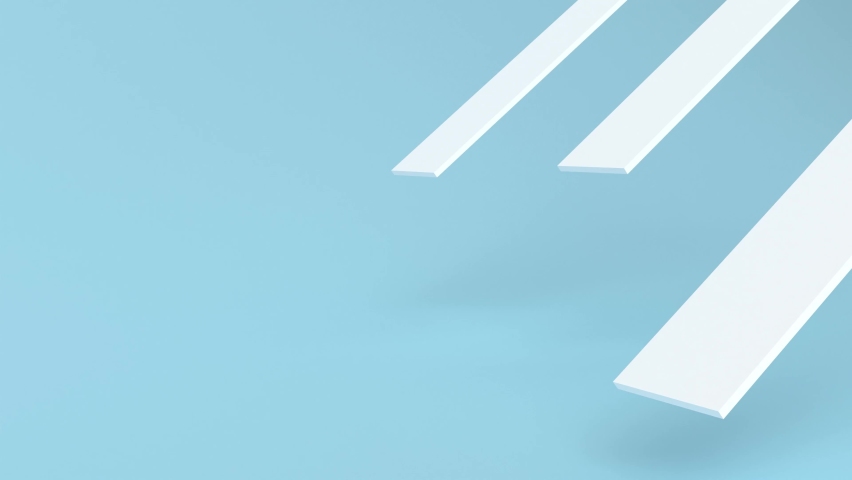 3d rendering of white rising arrow for business planning new strategy. growing business target concept idea. Step to Arrow growth success. progress way and forward achievement on blue Background.