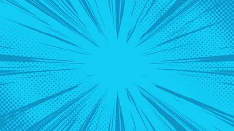 Anime background, blue background, blue cartoon background, portal background, hypnosis Stock Video