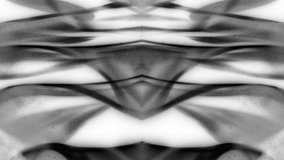 Abstract patterns in motion, monochrome background