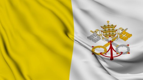 Holy See Flag National Flag Holy Stock Footage Video (100% Royalty-free ...