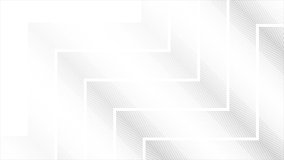 Abstract grey dotted pattern geometric background with arrows. Seamless looping motion design. Video animation Ultra HD 4K 3840x2160