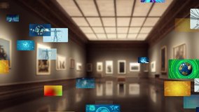 Digital art. NFT. Virtual museum. - Powered by Shutterstock - Get 15% off with code: PIKWIZARD15