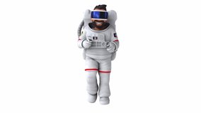 Fun 3D cartoon animation of an asian astronaut with virtual reality - Powered by Shutterstock - Get 15% off with code: PIKWIZARD15