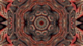 Psychodelic Pattern Geometrical Combination. Shining seamless kaleidoscope. Hypnotic movements mix for web, tv show 3840x2160p.