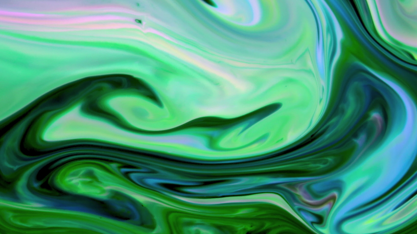Colorful Chaos Ink Spread in Liquid Turbulence Movement.  Royalty-Free Stock Footage #1094235219