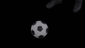 Animation of network of connections and football over african american male soccer player. Global sport and digital interface concept digitally generated video. - Powered by Shutterstock - Get 15% off with code: PIKWIZARD15