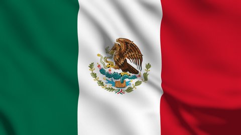 Mexico National Flag Video 3d Mexico Stock Footage Video (100% Royalty ...