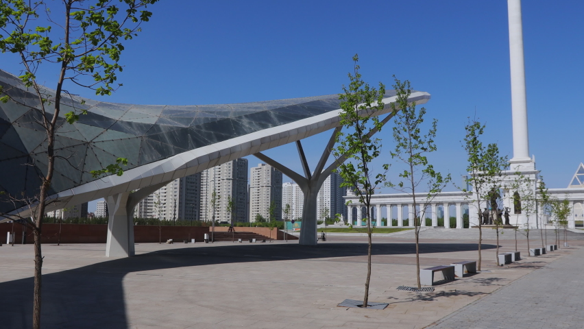 Attraction In The Center Of Nursultan, Kazakhstan