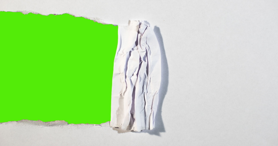 Paper folding stop motion over green screen, chromakey, folding. 
 | Shutterstock HD Video #1094273003