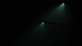 Bright City Street Lamps Lightening Up Fog and Rain Drops at Night - Powered by Shutterstock - Get 15% off with code: PIKWIZARD15