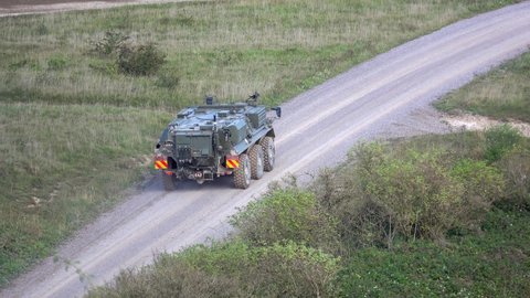 British Army Patria Pasi Falcon Squadron Stock Footage Video (100% ...