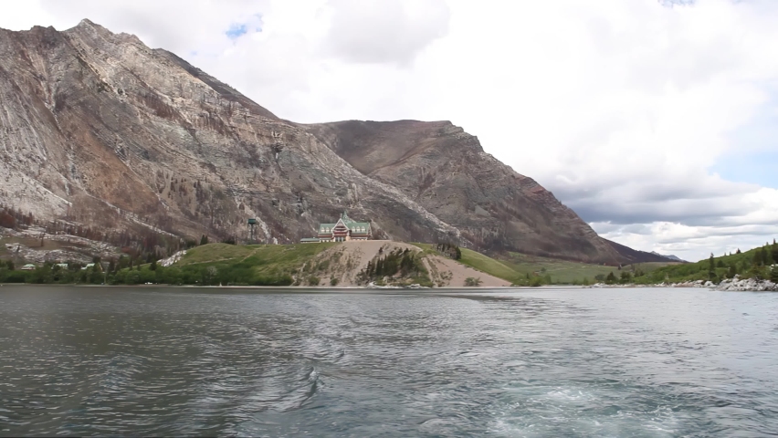 Waterton lakes in Alberta Canada