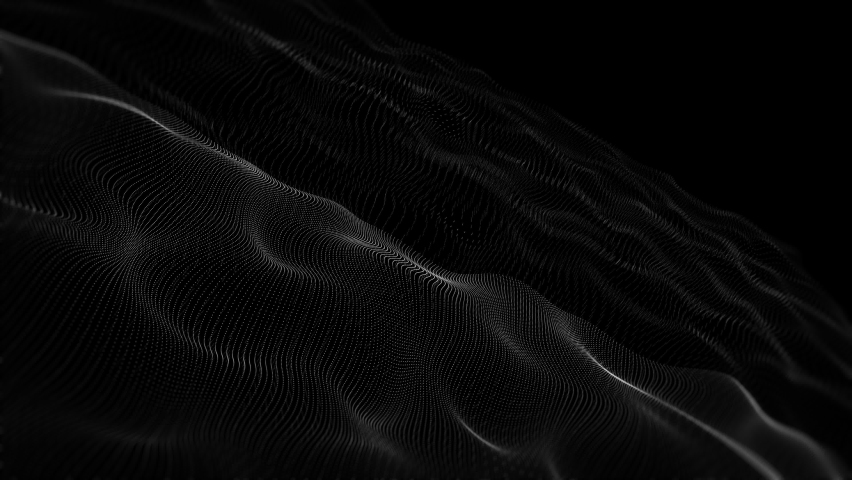 Black and white waves concetp background