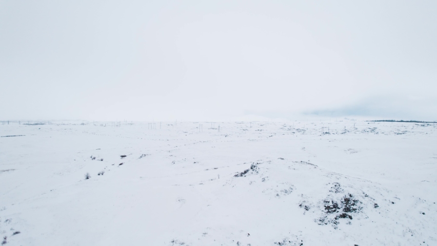 Cold snowy valley in a europe | Shutterstock HD Video #1094357519