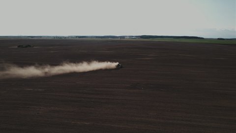 Soil Cultivation Field Use Tractor Disk Stock Footage Video (100% ...