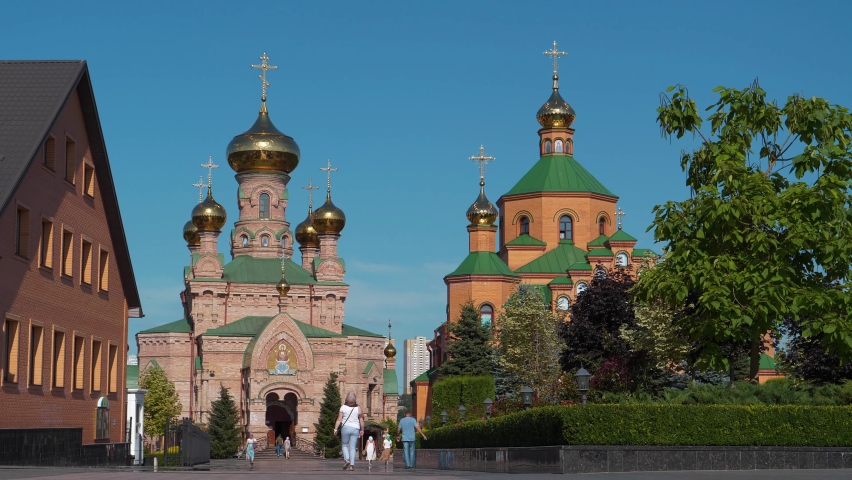 Holy Intercession Monastery, Goloseevsky Hermitage - skete of Kyiv-Pechersk Lavra, located in forest in south of Kyiv, place of monastic deeds
