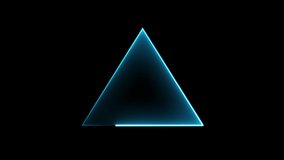 4k Neon Radial Concentric Triangle Animation Design. Triangle shape mosaic cyber surface. Futuristic pattern with blight neon light animation. Glowing Led Light Geometric Modern Texture. Seamless loop - Powered by Shutterstock - Get 15% off with code: PIKWIZARD15