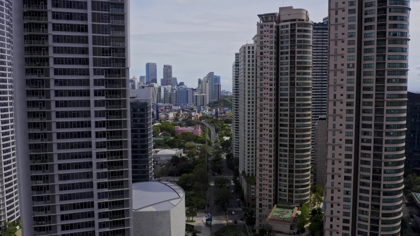 Drone Footage within Bonifacio Global Center Taguig
