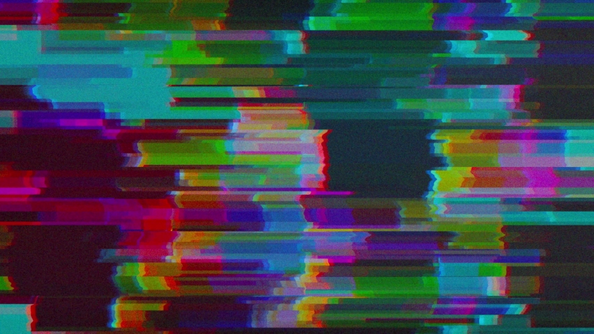 Glitch noise static television VFX. Visual video effects stripes background, tv screen noise glitch effect. Video background, transition effect for video editing. More elements in our portfolio. Royalty-Free Stock Footage #1094408057
