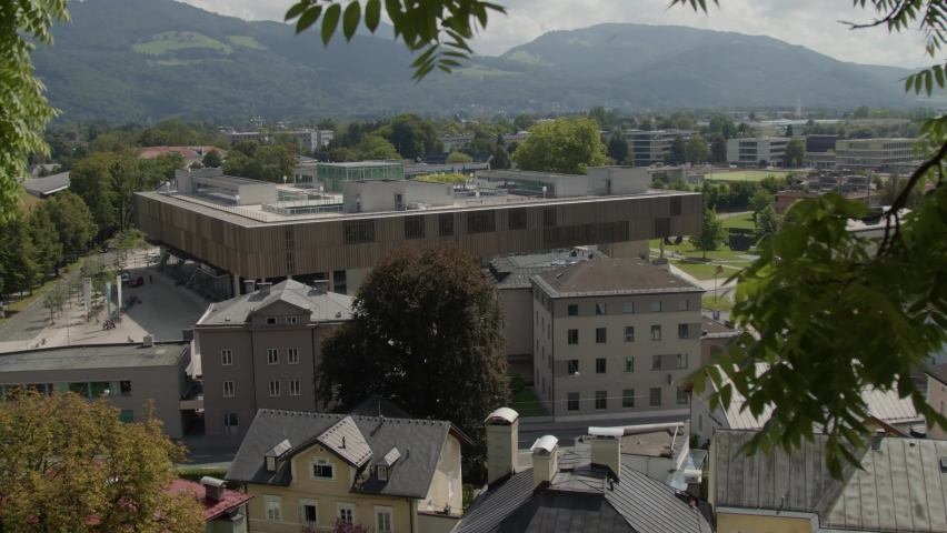 Salzburg Nonntal with university building