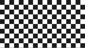 Black and White Checker Background Animation, Seamless Loop Video. Black Checkerboard Over White Color, Vertically Moving Animated Backdrop, Motion Graphics for Streaming, Video Edits, Channels and mo