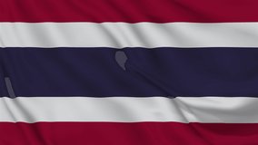 Flag of Thailand. High quality 4K resolution