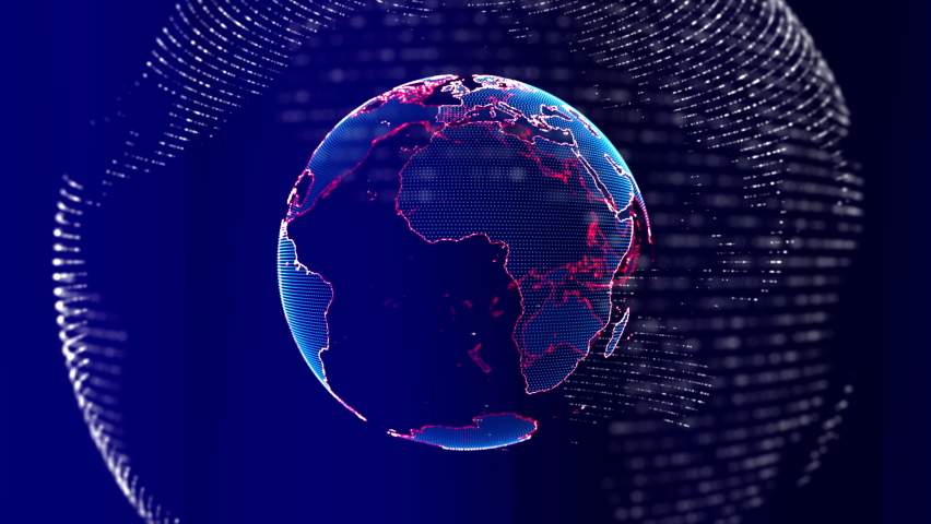 futuristic design illustration network technology background digital web element connected concept abstract data grid line network technology background 