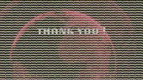 Animation of thank you text and interference over globe. Global social media and digital interface concept digitally generated video. - Powered by Shutterstock - Get 15% off with code: PIKWIZARD15