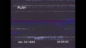 Animation of vhs glitch effect over network of profile icons against grey background. Global networking and business technology concept - Powered by Shutterstock - Get 15% off with code: PIKWIZARD15