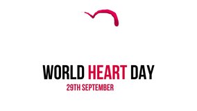 World Heart day on September 29th text animation - Powered by Shutterstock - Get 15% off with code: PIKWIZARD15