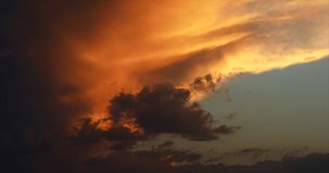 Time lapse of Majestic sunset or sunrise landscape Amazing light of nature cloudscape sky and Clouds sunset clouds Footage time lapse. Nature environment background