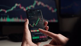 Woman trader businessman looks at analytics chart charts on the foreign exchange market for the sale of crypto currency. Business of online currencies on world exchanges - Powered by Shutterstock - Get 15% off with code: PIKWIZARD15