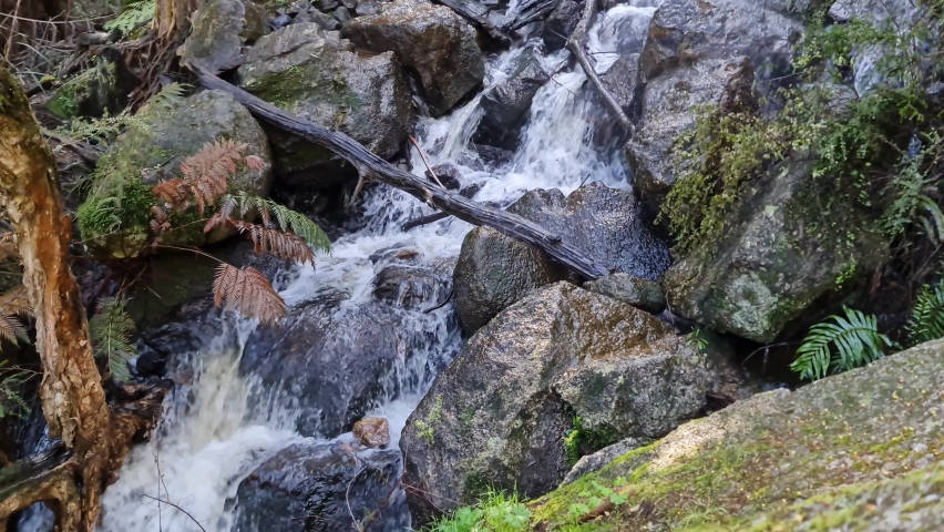 Beautiful Cascading Waterfalls At Shiprock Falls Hoddles Creek Victoria
