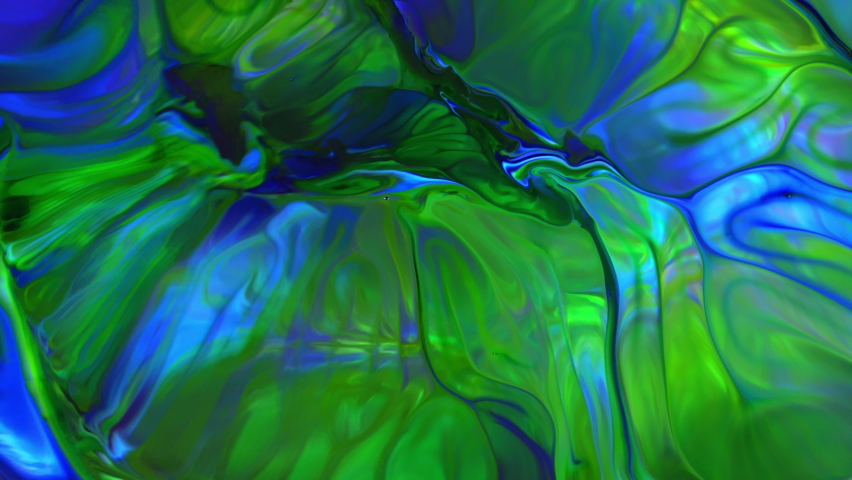 Colorful Chaos Ink Spread in Liquid Turbulence Movement.  Royalty-Free Stock Footage #1094539649