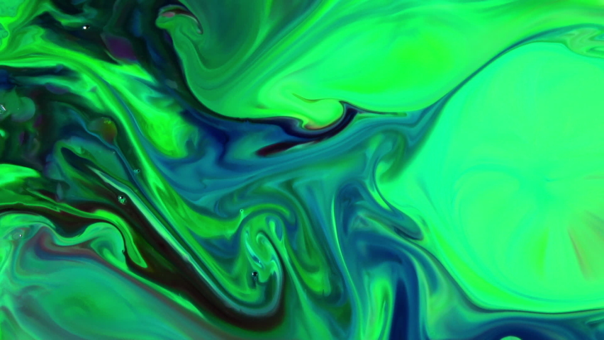 Colorful Chaos Ink Spread in Liquid Turbulence Movement.  Royalty-Free Stock Footage #1094539653
